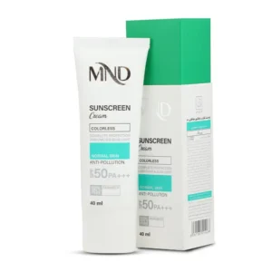 کرم ضد آفتاب با فاکتور حفاظتی 50 (SPF 50)  MND مناسب پوست معمولی