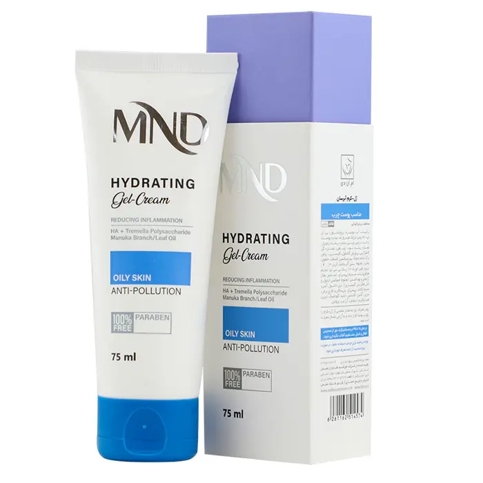 ژل-کرم آبرسان MND مناسب پوست چرب